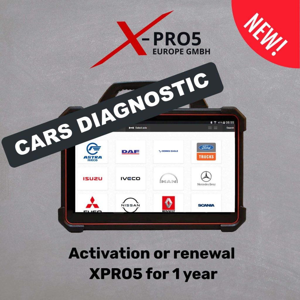 XPRO5: 12 month licence for cars