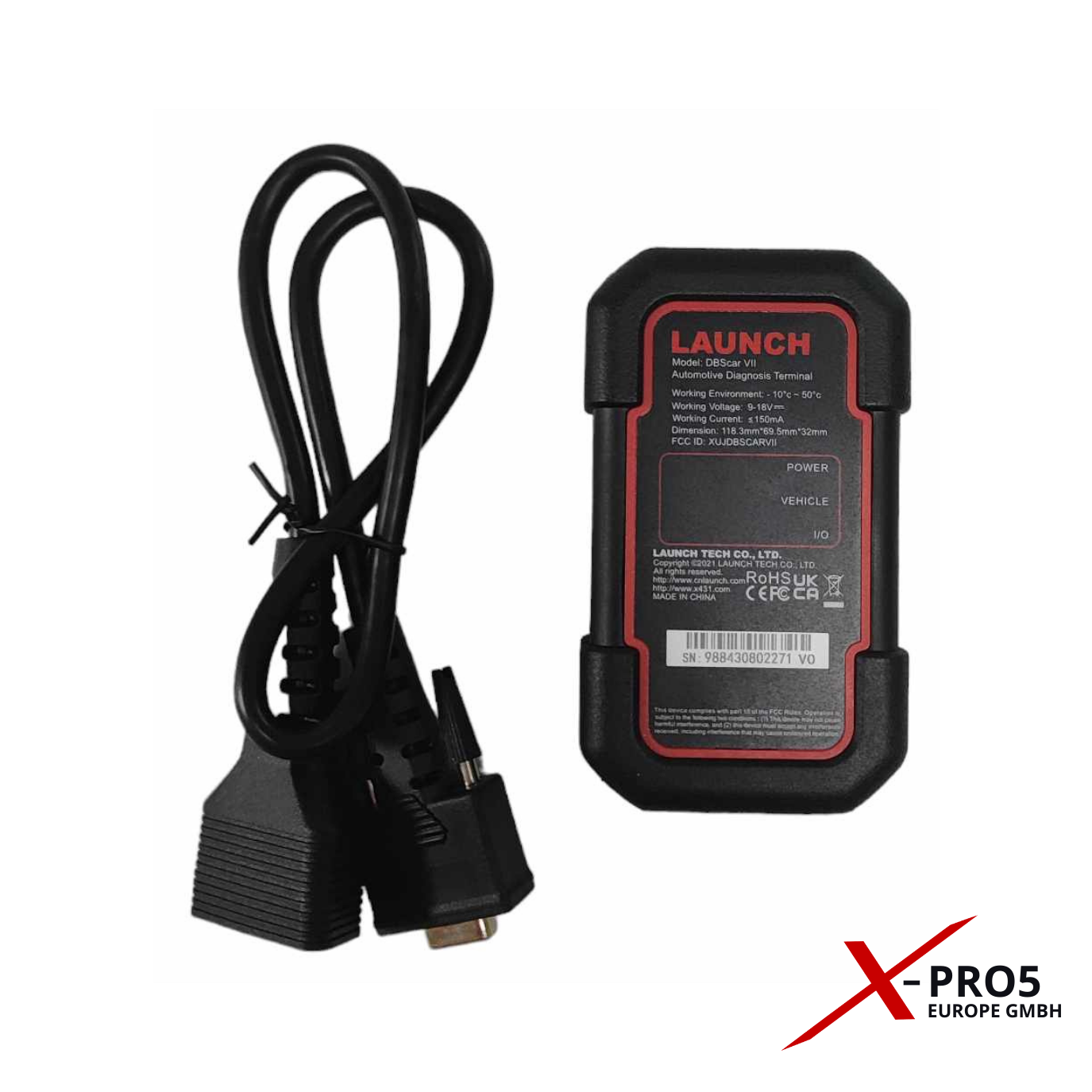 OBD I Adapter Switch Cable for LAUNCH X431 EURO PRO5, LAUNCH-X431-EURO-PRO5