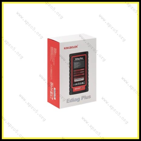 Ediag Plus OBD2 Diagnostic Adapter – Official Retail Box Ediag Plus OBD2 diagnostic adapter retail box packaging – professional automotive scanner compatible with Launch XPRO5