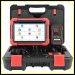 Launch XPRO5 8-inch diagnostic tablet with OBD adapter inside protective carry case – professional automotive scanner